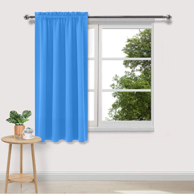 Blackout Thermal Insulated Curtains for Bedroom & Living Room - 38x45 Inch Panel
