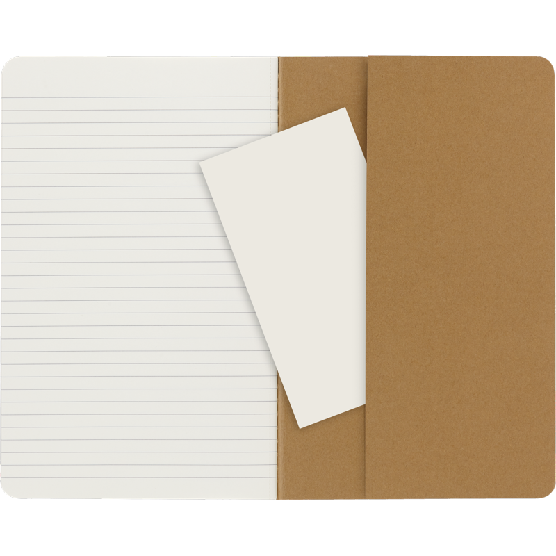 Large Kraft Cahier Journals Set of 3 - Ruled Notebook for Notes & Planning