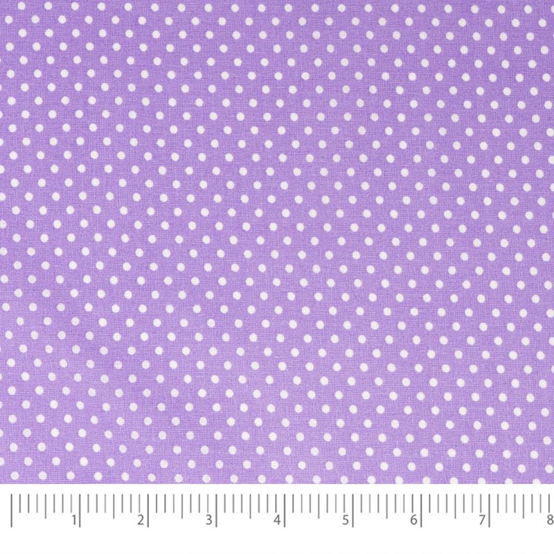 Cotton Fabric Dot Lilac 1 Yard Precut for Quilting & Sewing - Waverly Inspirations