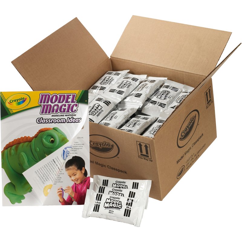 White Modeling Clay for Kids - 75 Pack of Safe, Pliable Craft Dough