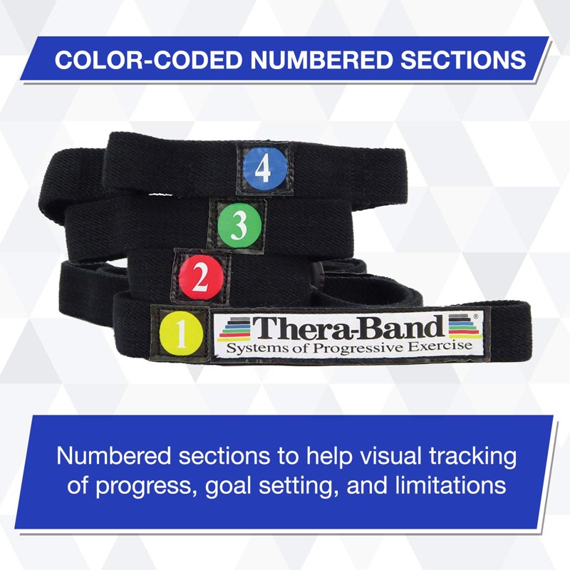 Stretch Strap for Flexibility & Dynamic Stretching - 58 Inch Exercise Tool