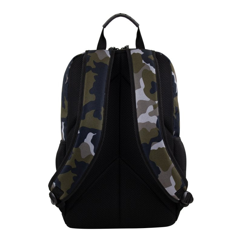 Unisex Army Camo Backpack with Padded Laptop Sleeve & Multiple Pockets