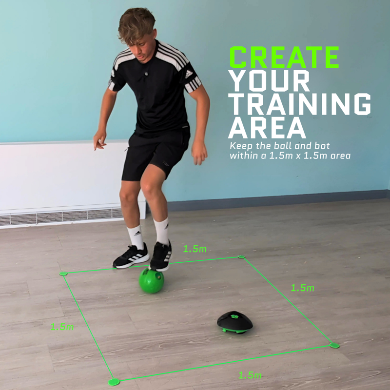 Smart Ball Indoor Soccer Bot with Score Tracker | 3 Speed Modes