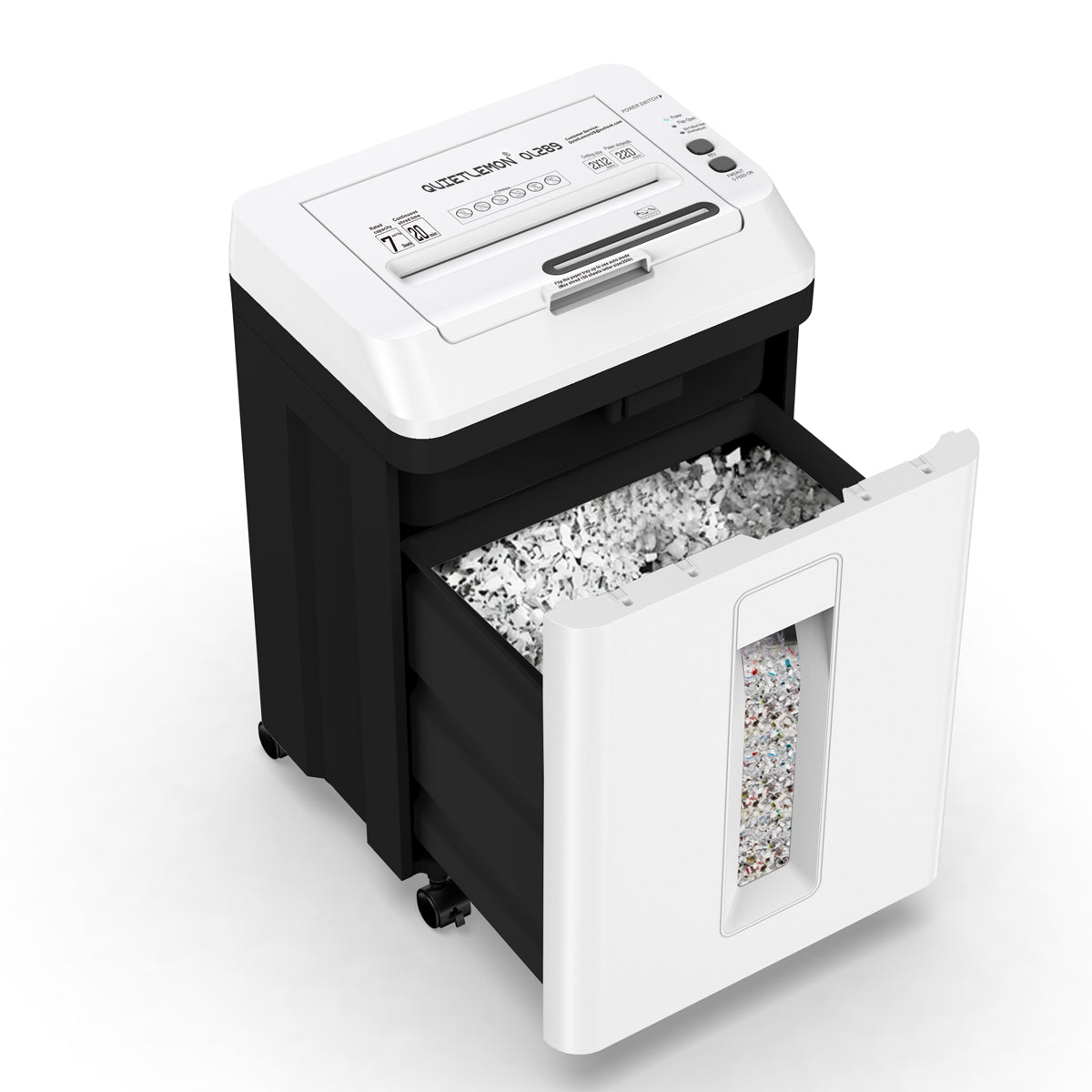 Heavy Duty Micro Cut Paper Shredder for Home Office with Auto Feed 150 Sheets