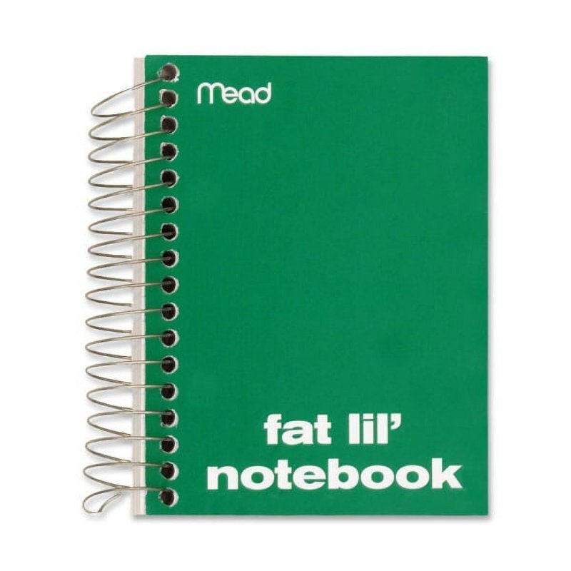 Mini Wirebound Notebooks Pack of 1 or 2 - 200 Sheets, Perforated, Cardboard Cover