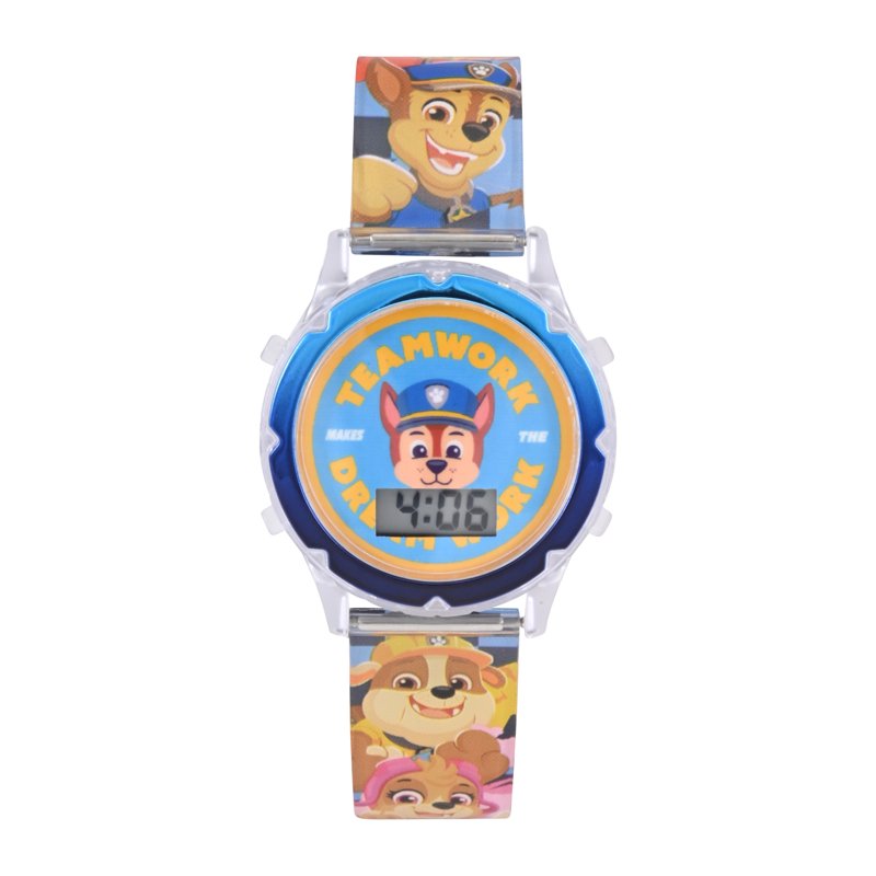 Kids LCD Watch and Flashlight Set - Unisex Paw Patrol Character Accessories