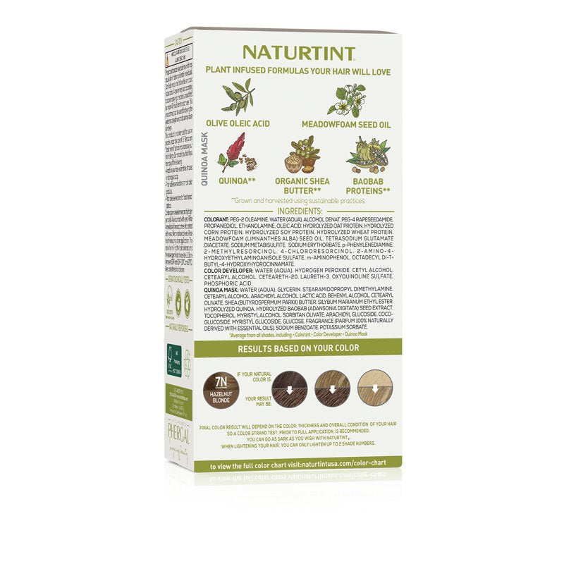 Naturtint 7N Hazelnut Blonde Permanent Hair Color - Natural, Long-Lasting