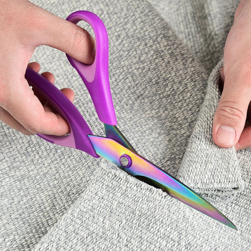 Scnor 3-Piece Titanium Alloy Craft Scissors Set - Multi-Purpose Sewing & Crafting Scissors (Variation: C, NKN210629971)