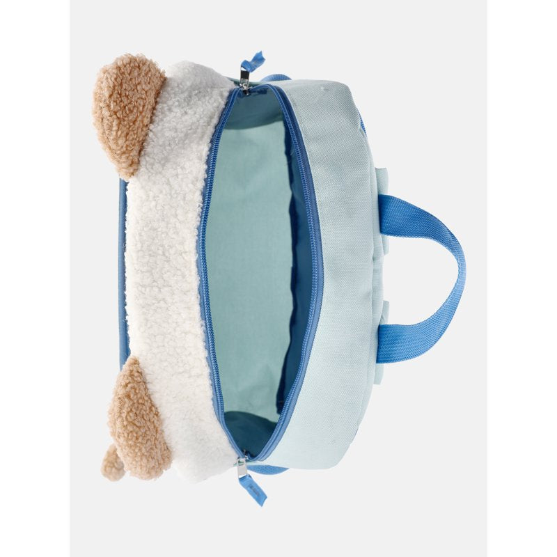Toddler Teddy Bear Backpack - Cozy Plush Kids School Bag with Pockets