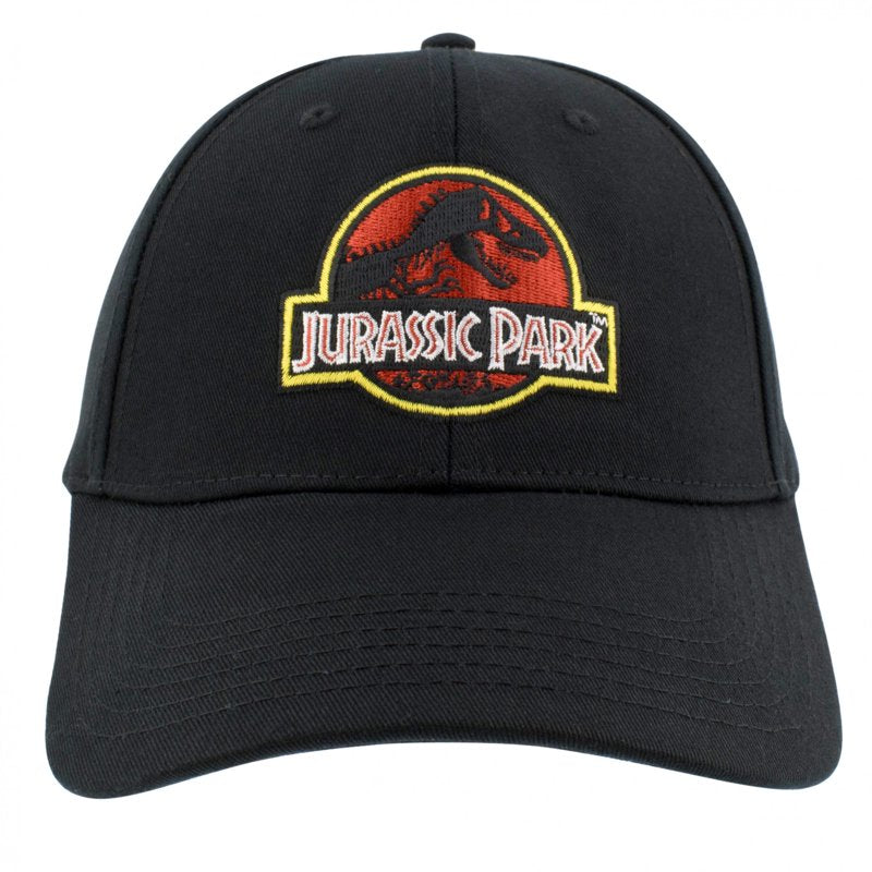 Jurassic Park Logo Unisex Baseball Cap - Adjustable Black Hat for Fans