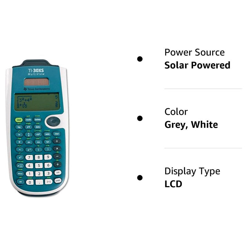 Scientific Calculator with 16-Digit LCD, MathPrint Mode, Table Function