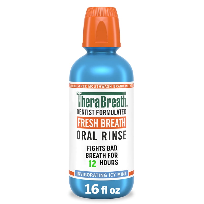 Alcohol-Free Mouthwash for Fresh Breath Icy Mint 3 Pack - Dentist Formulated
