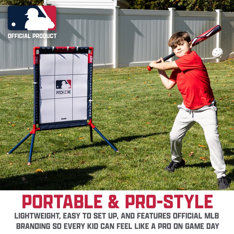 Backyard Baseball Pitching Target with Audible Strike Feedback & Scoring Markers