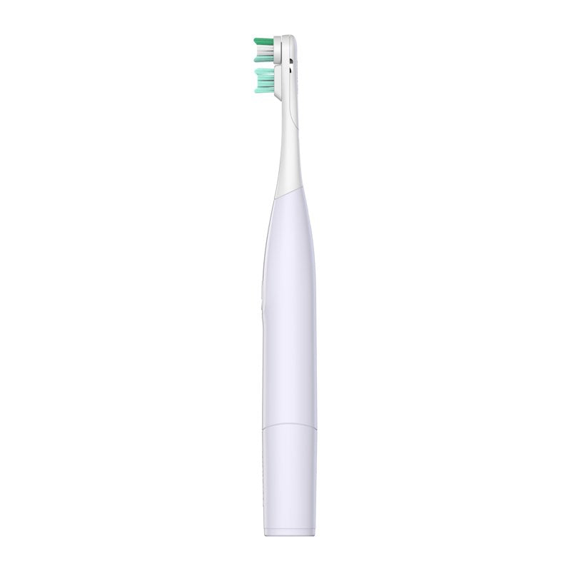 Electric Toothbrush for Adults Soft Bristles Battery-Powered Oral Care Light Blue