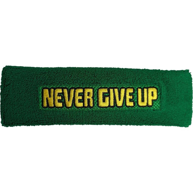 John Cena Green and Yellow Headband & Wristbands Set - WWE Fan Accessories