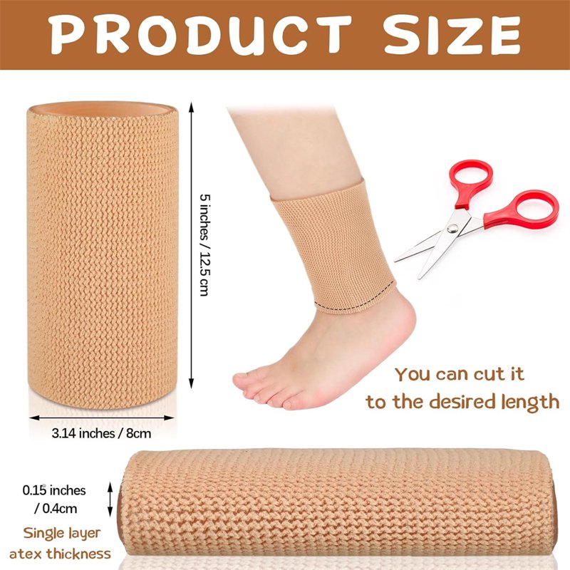 Ankle Gel Sleeves 2-Pack Support & Protection for Ice Skating Skiing