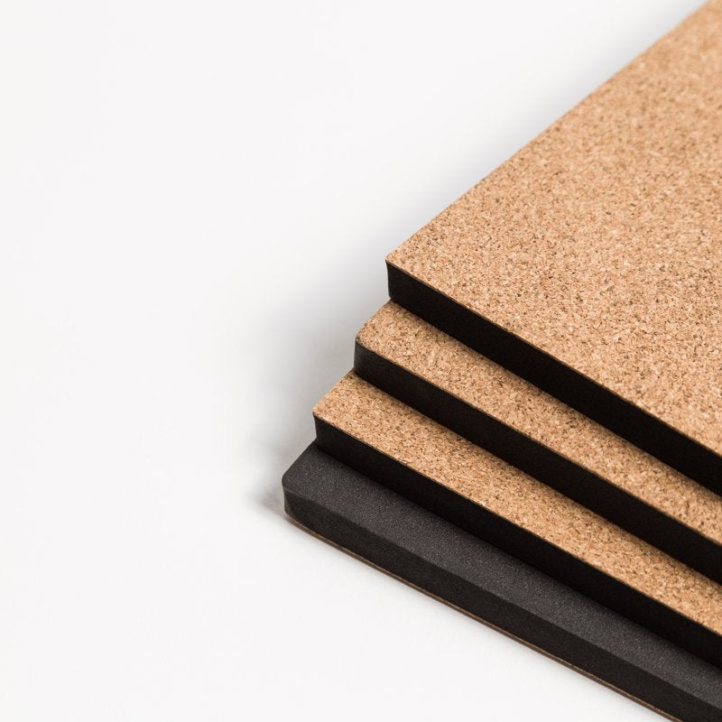 12x12 Cork Bulletin Board Tiles - Frameless Reversible Office & Home Decor Set