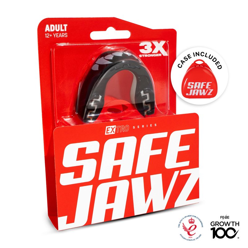 Sports Mouth Guard with Case - Dual Layer Impact Protection for Adults & Youth