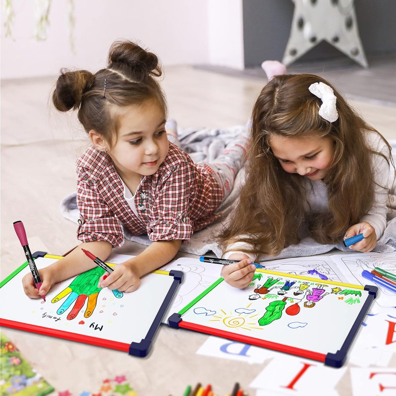9x12 Inch Magnetic Dry Erase Boards Pack of 10 - Portable Educational Whiteboards