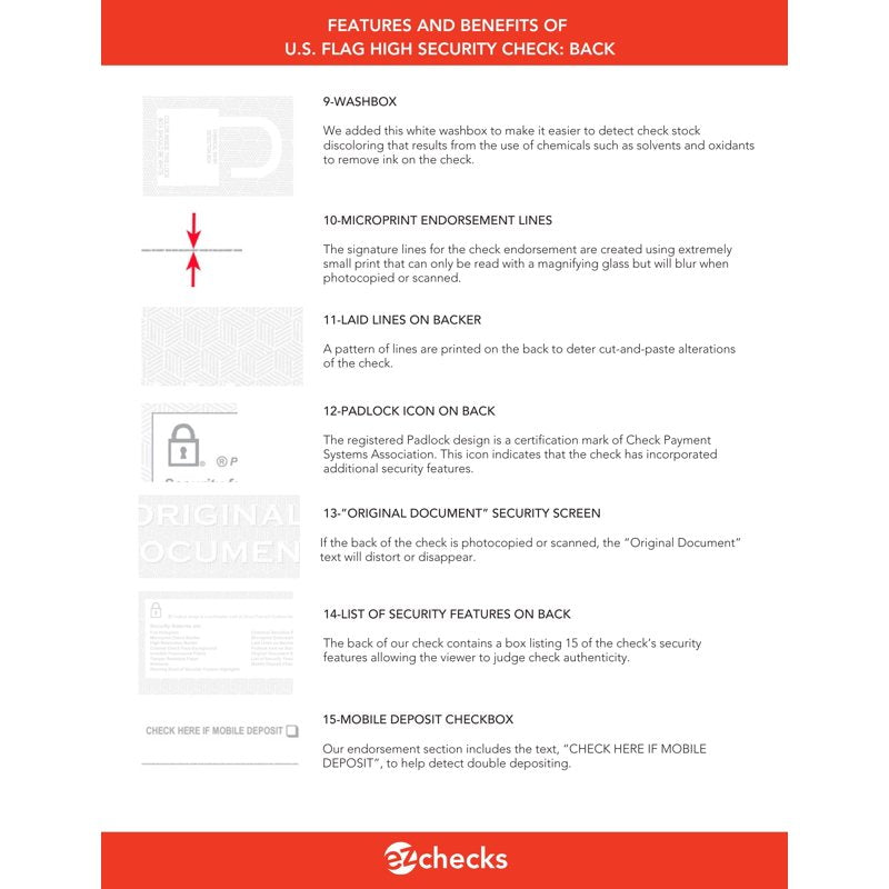 High Security Check Paper with Hologram - 500 Sheets for Checks & Payroll