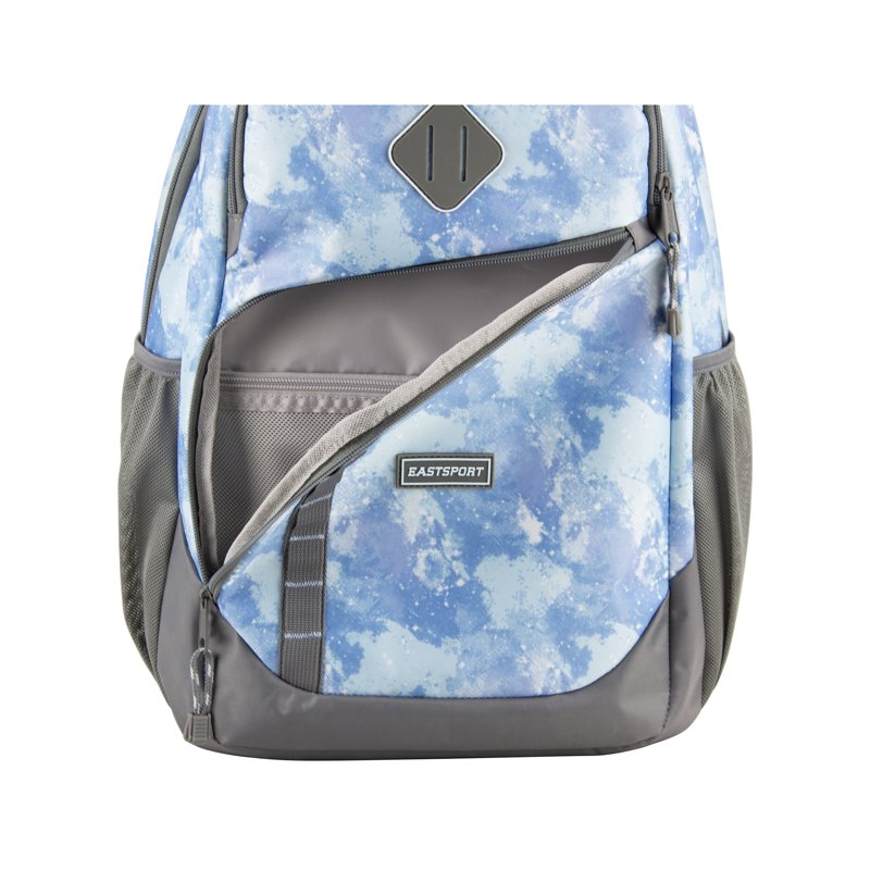Unisex 18-Inch Sports Backpack with Water-Resistant Bottom and Laptop Sleeve