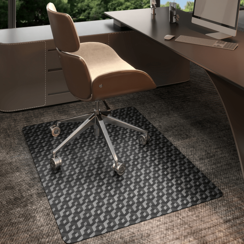 Office Chair Mat for Carpet Floors 35x47 Inches Non-Slip PVC Protector