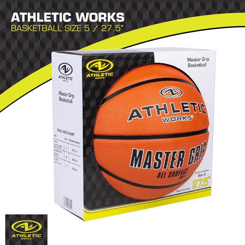 Youth Size 5 Basketball for Ages 8 and Under - Indoor & Outdoor Durable Sports Ball