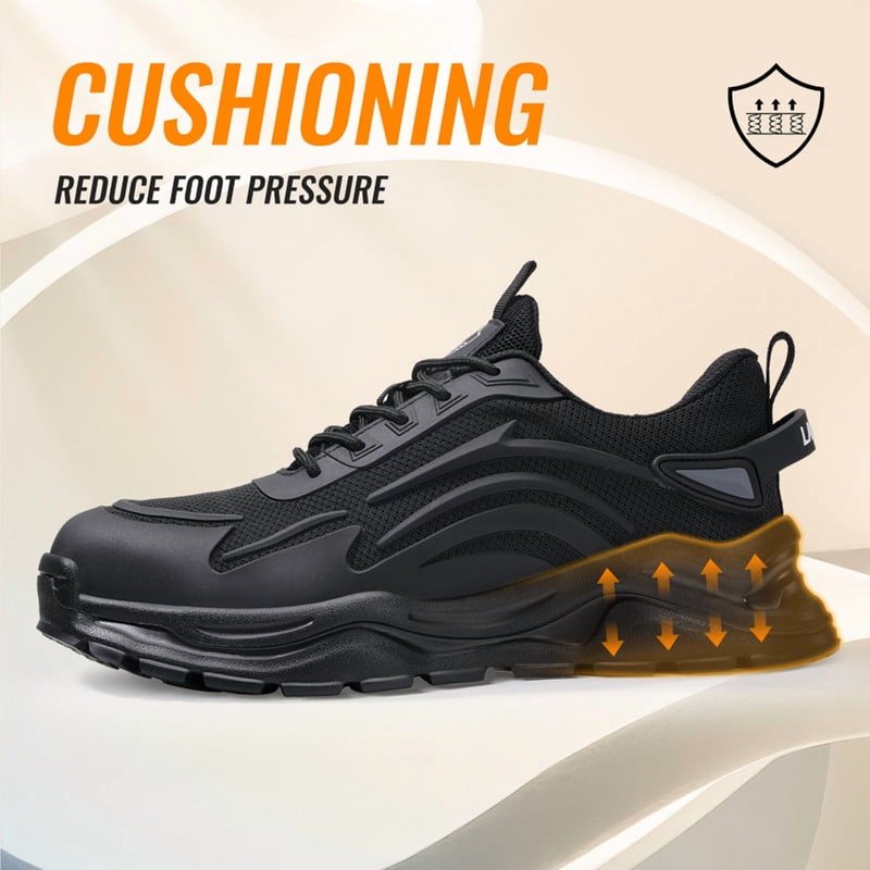 Lightweight Steel Toe Work Sneakers for Men & Women Safety Shoes