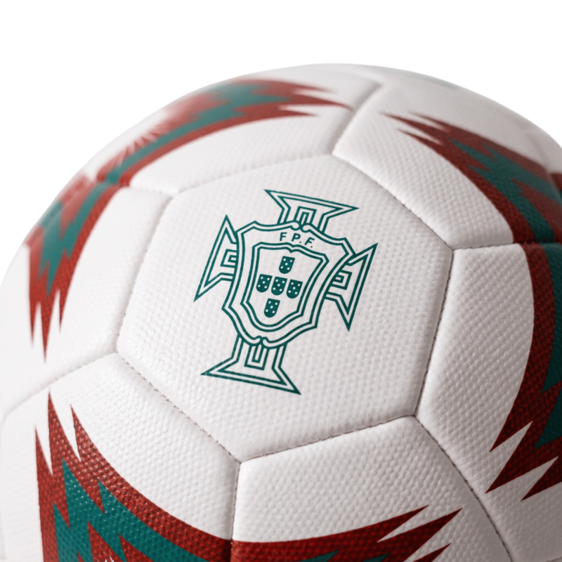 Soccer Ball Size 4 - Portugal Icon Sports No. 7 Official Match Ball, White