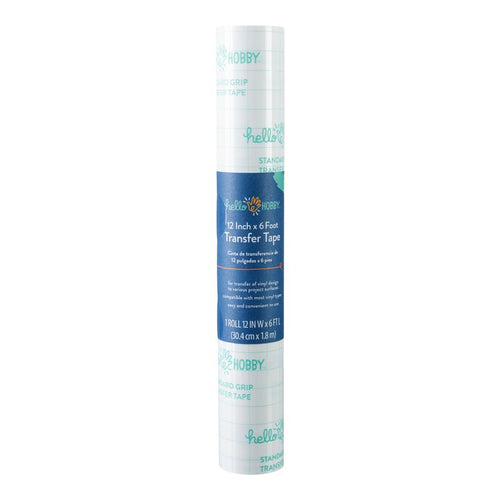 (3 pack) Hello Hobby 12" x 6' Clear Transfer Tape Roll