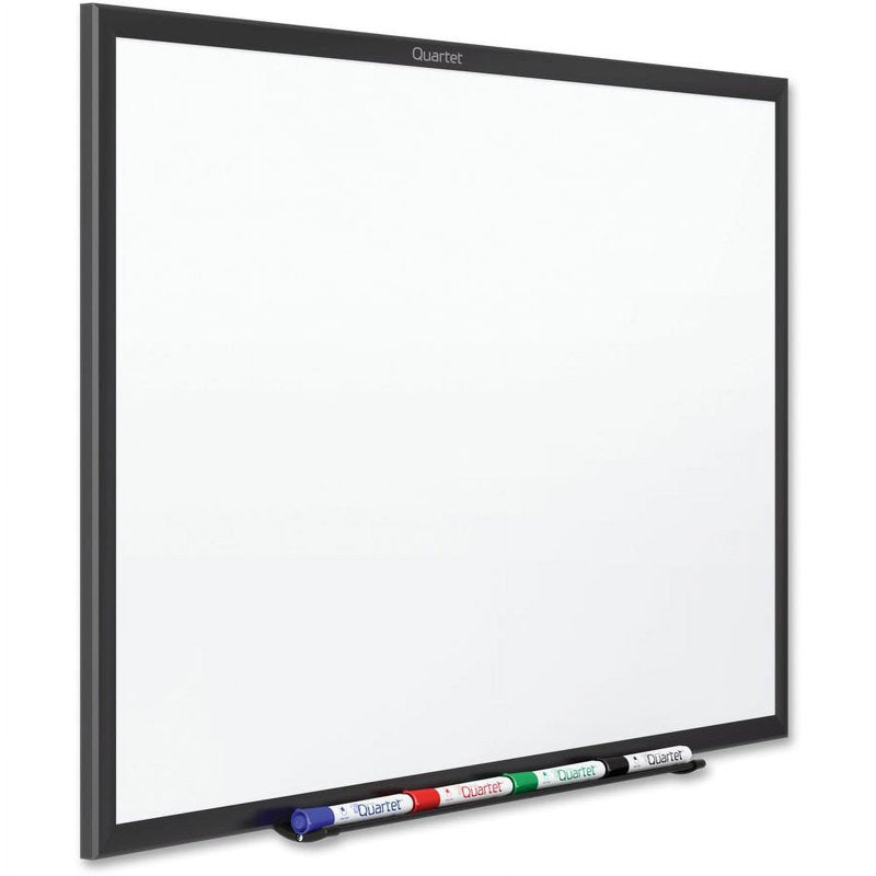Quartet Total Erase Whiteboard 36 x 24 Dry-Erase Surface with Black Aluminum Frame