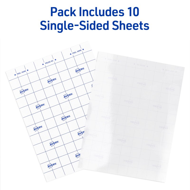 Self-Adhesive Laminating Sheets 9x12 Inch, Pack of Multiple Sizes