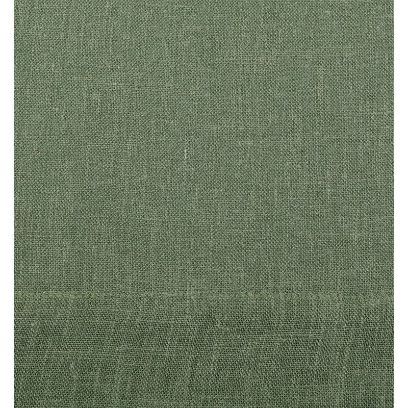 Blackout Linen Blend Curtain Panel with Rod Pocket - 50x95 Inches