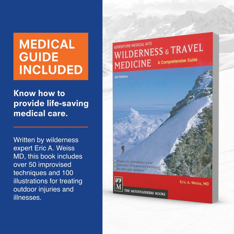 Wilderness First Aid Kit for Outdoor Adventures - 7 Person, 2-Week Supply