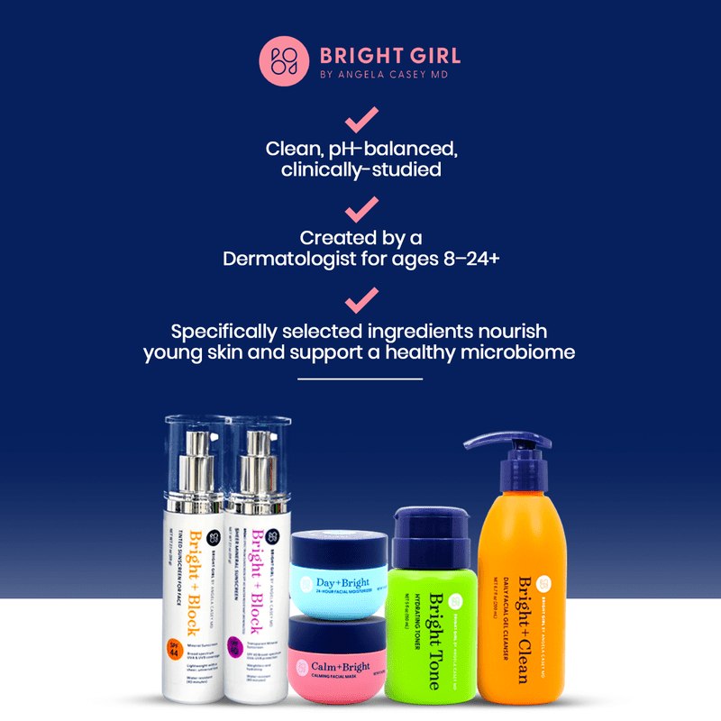 Bright Girl Calm + Bright Calming Face Mask for Teens 1.7 oz - Sensitive Skin Care