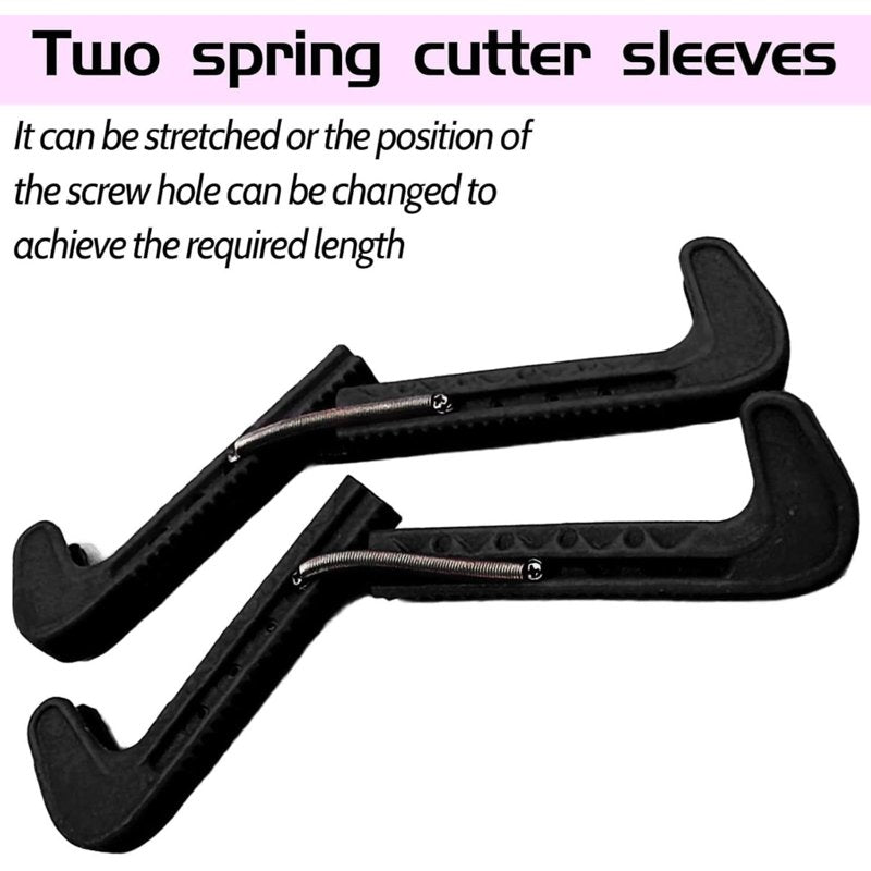 Adjustable Ice Skate Blade Guards Protector for Hockey & Figure Skates