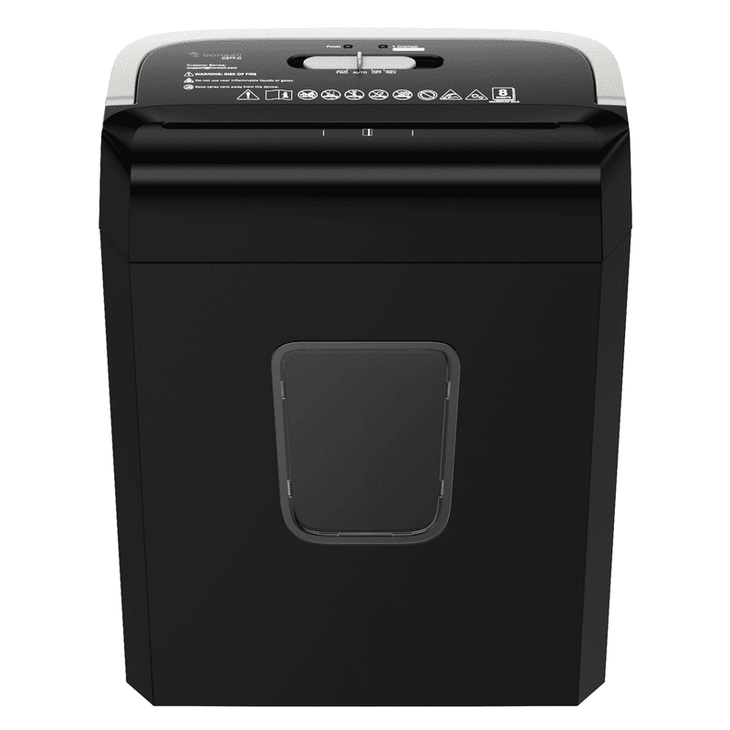 8-Sheet Cross Cut Paper Shredder for Home Office Security & Privacy