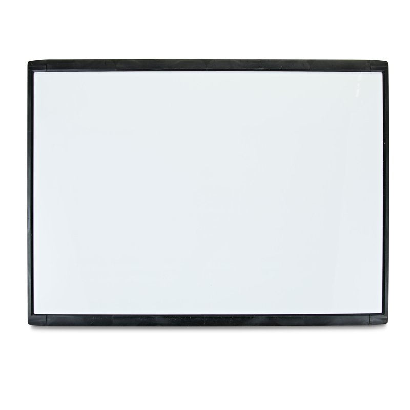 Magnetic Dry Erase Board 17x23 Inch - Black Frame, Includes Markers & Magnets