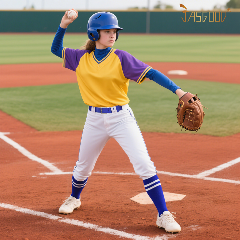 Youth Baseball Socks & Belt Set - Unisex Compression Athletic Gear for Kids & Teens