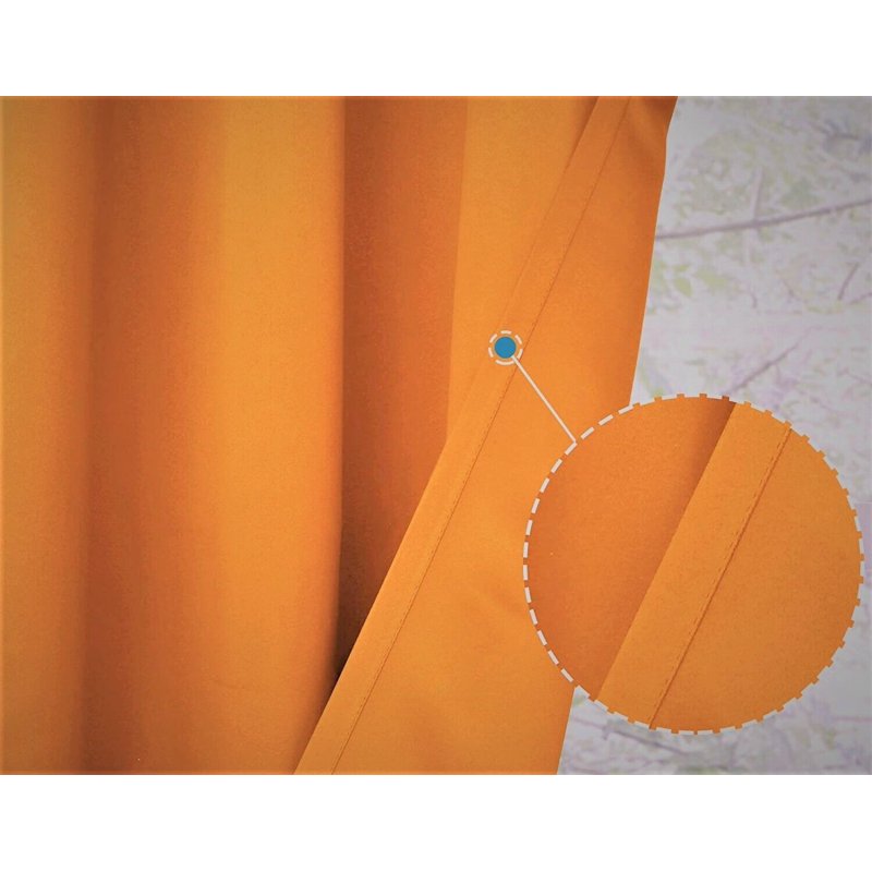 Blackout Thermal Valance Curtain for Window - Unlined Short Rod Pocket 54x18 Inches