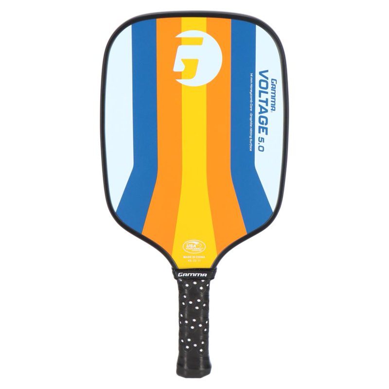 Gamma Voltage 5.0 Pickleball Paddle – Graphite Hitting Surface, Micro-Texture Grip