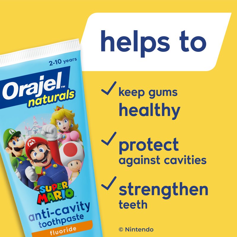 Toothpaste for Kids 2-10 with Fluoride, Natural Berry Flavor, 5.8 oz