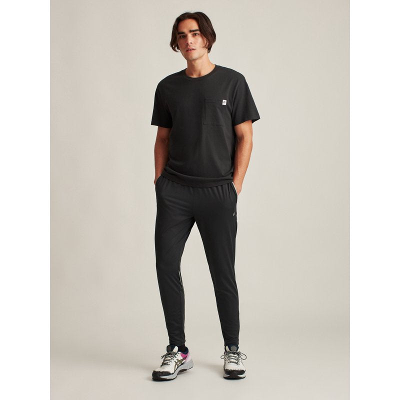 Men's Running Pants with Reflective Details - Athletic Fit, Stretch Fabric, 30 Inseam