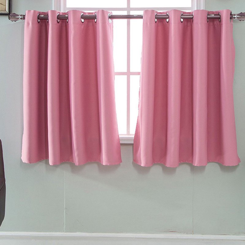 Blackout Window Curtains 2-Piece Adjustable Length Thermal Insulated Drapes