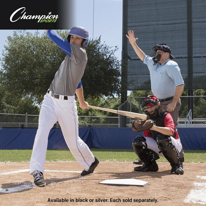 Lightweight Umpire Face Mask with Steel Cage & Adjustable Fit - Protects Head & Face