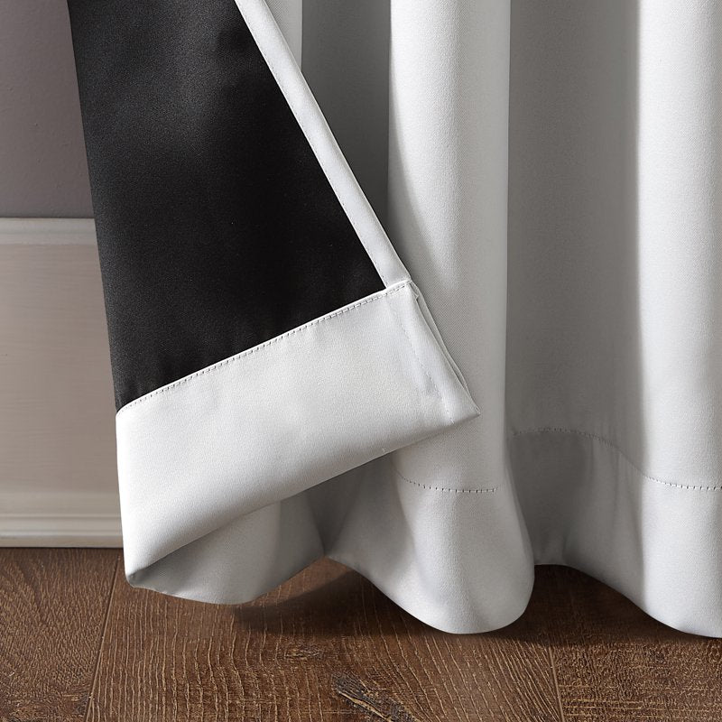 Blackout Curtain Panel Pair - Thermal Insulated Room Darkening Drapes