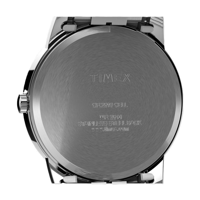 Casual Men's Watch with Easy-to-Read Dial and Tapered Expansion Band