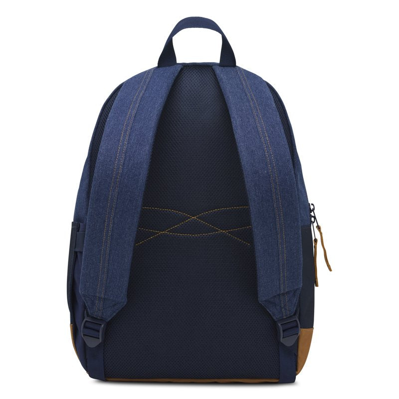 Unisex Denim Backpack with Pockets and Laptop Sleeve - Durable School & Travel Bag