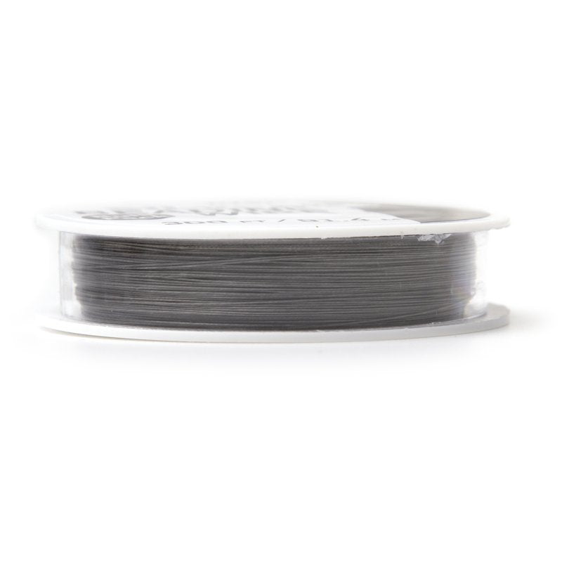 Jewelry Beading Wire Roll - Silver Finish, 0.3mm x 100 Yards for Jewelry Making