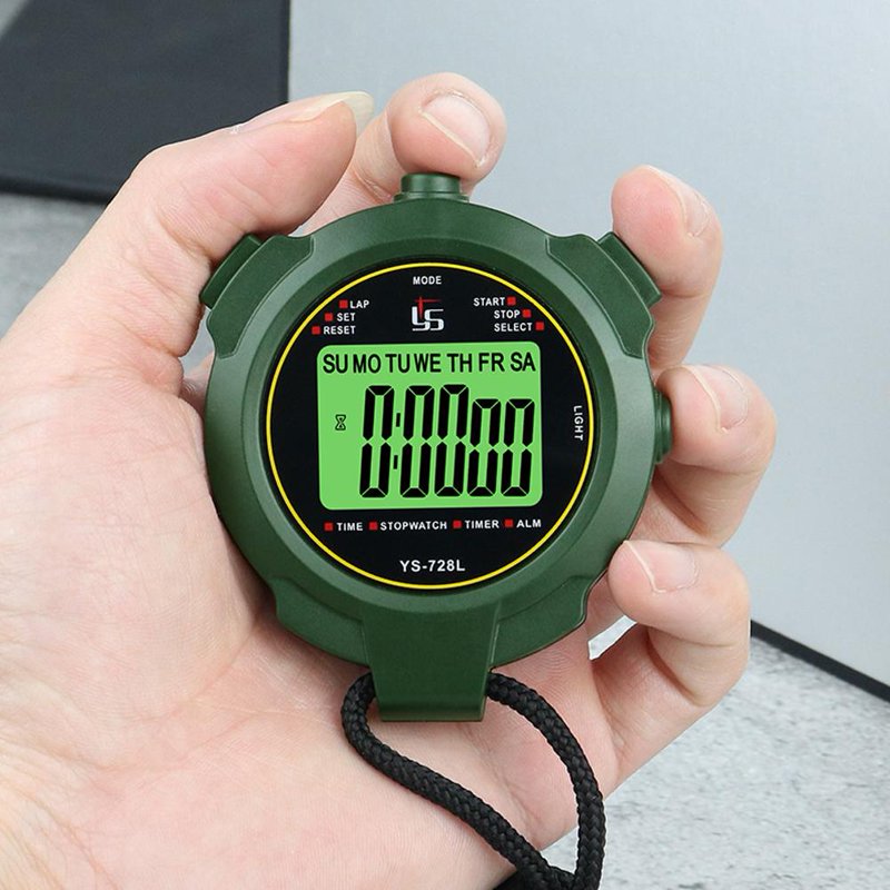 Multifunctional Sports Stopwatch with Countdown Timer and Silent Mode